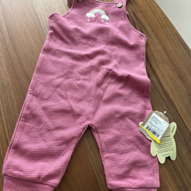 Salopette bébé rose