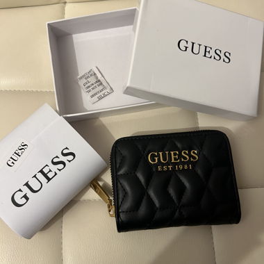 Guess Portemonnaie Wallet schwarz black