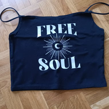 Haut noir Free Soul