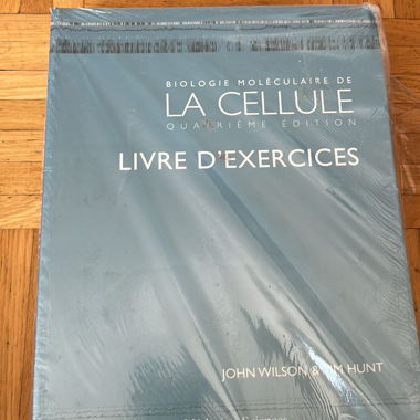 Biologie moléculaire de la cellule, exercices