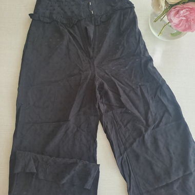 Schwarze Zara Basic Hose