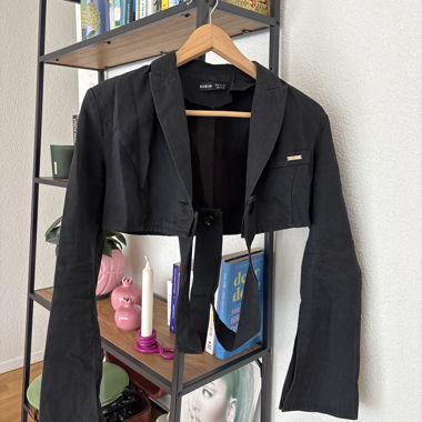 Blazer corto nero