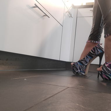 High Heels 17cm Absatz gr.41 getragen