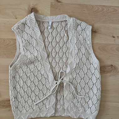 Gilet in maglia ONLY beige