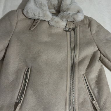 Cappotto beige foderato