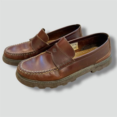 Barbour brown leather loafers/shoes