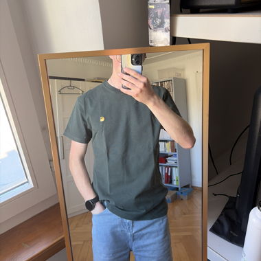 Dark Green Carhartt T-Shirt S