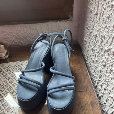Denim-Pumps