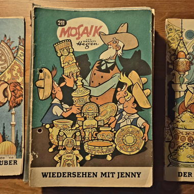 Lotto di 33 fumetti Mosaik – Hegen anni '70