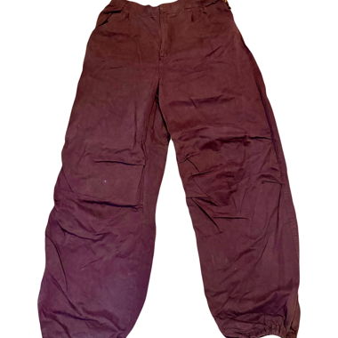 Brown Parachute Pants
