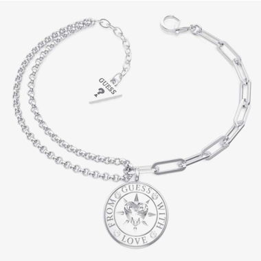 Elegantes Guess Armband silber kaum getragen