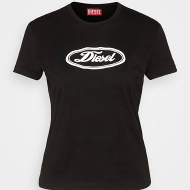Diesel T-Shirt print - black