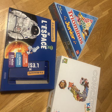 Kinderspiele, Set mit 3