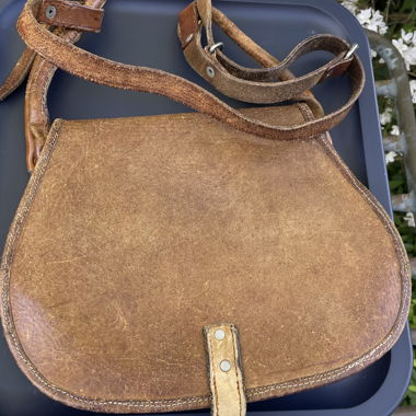 Vintage Leder Umhaengetasche