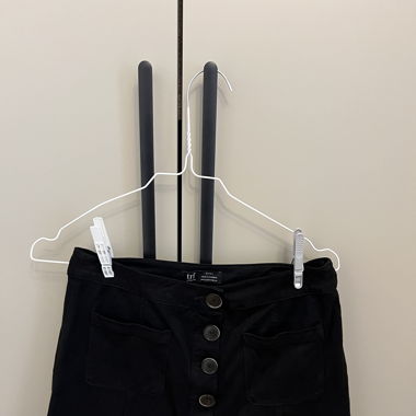 Zara black mini skirt