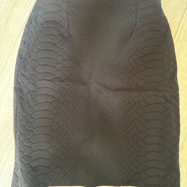 Mini-jupe noire à motif