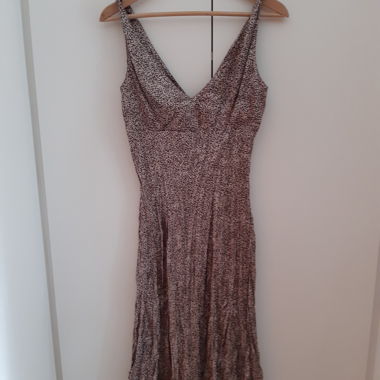 Midi-Kleid mit Muster