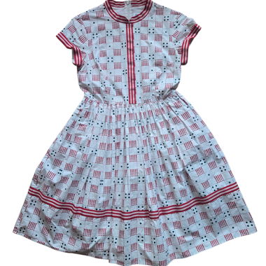 Printed Vintage Dress