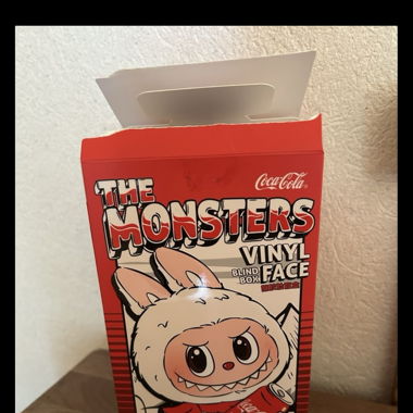 Pop Mart Labubu coca cola the monsters vinyl face