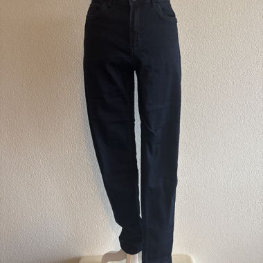 Jeans vita alta blu scuro
