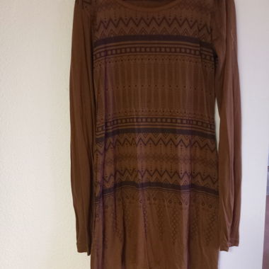 Robe tunique marron Gado Gado de Toonzshop