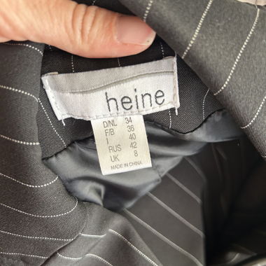 Heine Striped Black Blazer