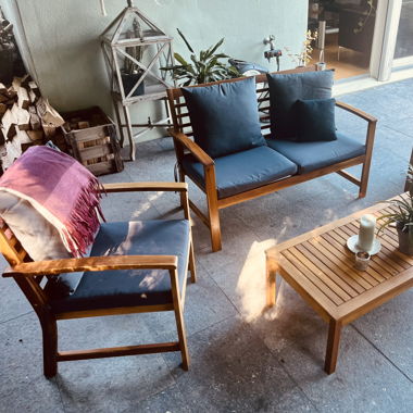 Gartenlounge aus Holz