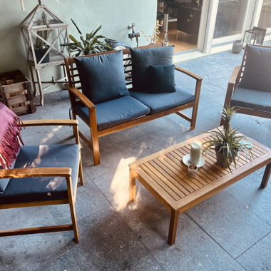 Gartenlounge aus Holz