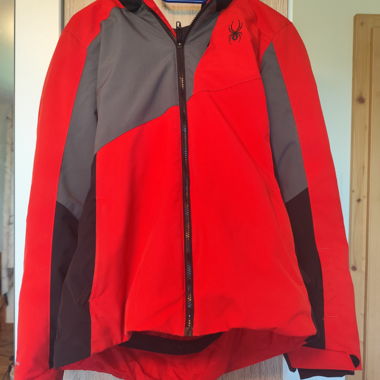 Giacca da sci Spyder Rosso/Nero