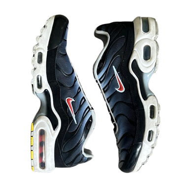 Pack Nike Air Max Plus nero con swoosh blu
