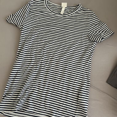 T-shirt rayé à manches courtes