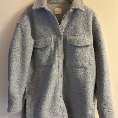 Light Blue Teddy Jacket