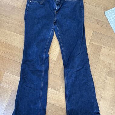 Jeans a zampa Stradivarius blu