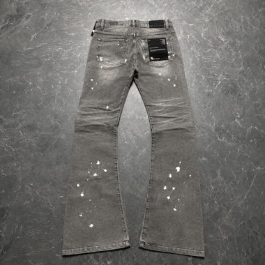 Jeans grigio Destroyed