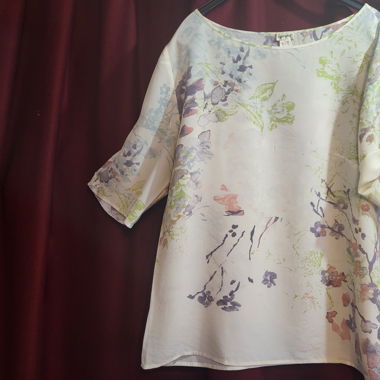 Seidenbluse