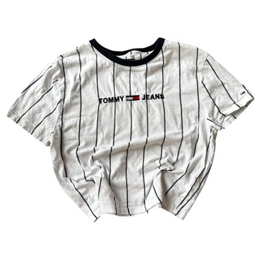 T-shirt corto Tommy Jeans a righe
