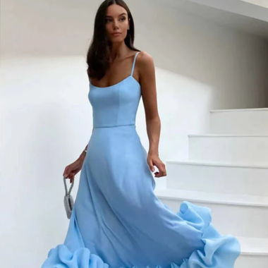 Blue elegant dress