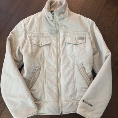 Vintage beige transitional jacket