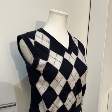 Argyle Knit Vest
