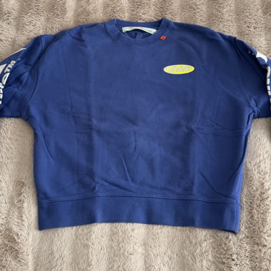 Felpa blu Off-White