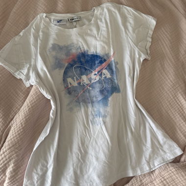 White NASA T-shirt