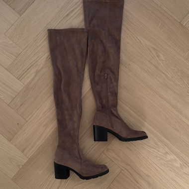 Brown Over-the-Knee Boots