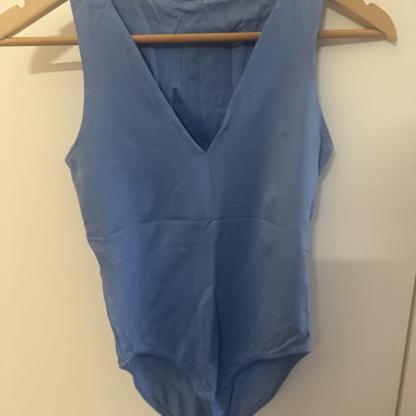 Body blu senza maniche