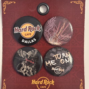 Lot de 4 broches Hard Rock Cafe