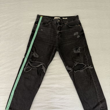 PULL&BEAR Relaxed Black Jeans