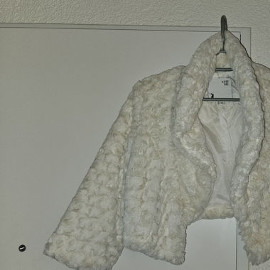 Damen Gilet weiss  / wolle / weich