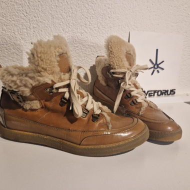 Bottes d'hiver en cuir