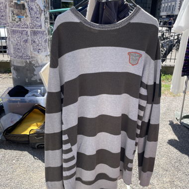Maglione in maglia a righe