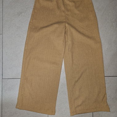 Beige Culotte Hose