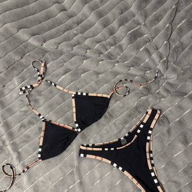 Bikini triangolo nero XS